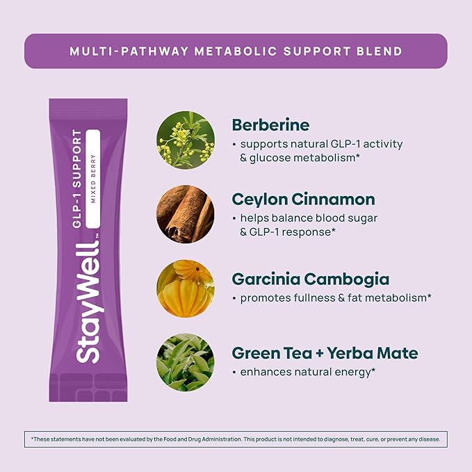 GLP-1 Supplement | Natural GLP-1 Production | GLP 1 Booster Drink Mix to - Image 6