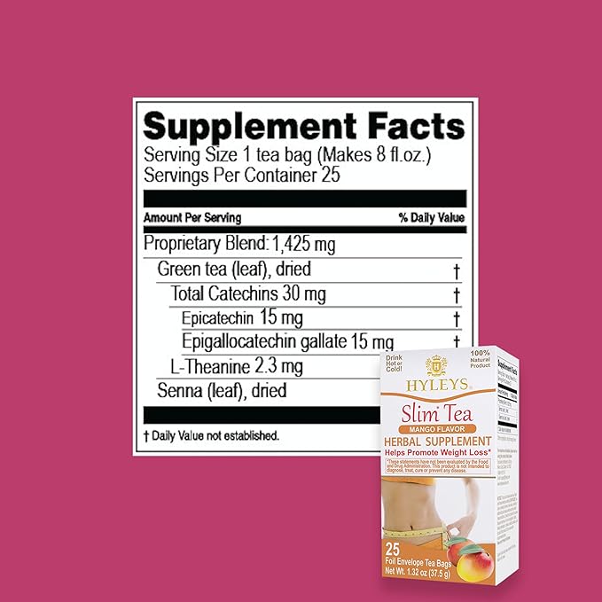 Hyleys Slim Tea Mango Flavor - Image 11