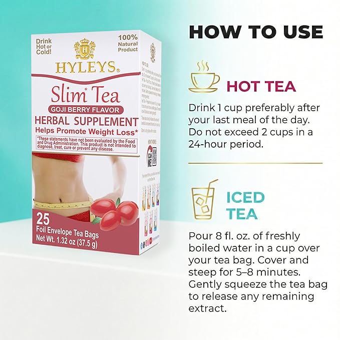 HYLEYS Slim Tea Goji Berry Flavor - Image 5