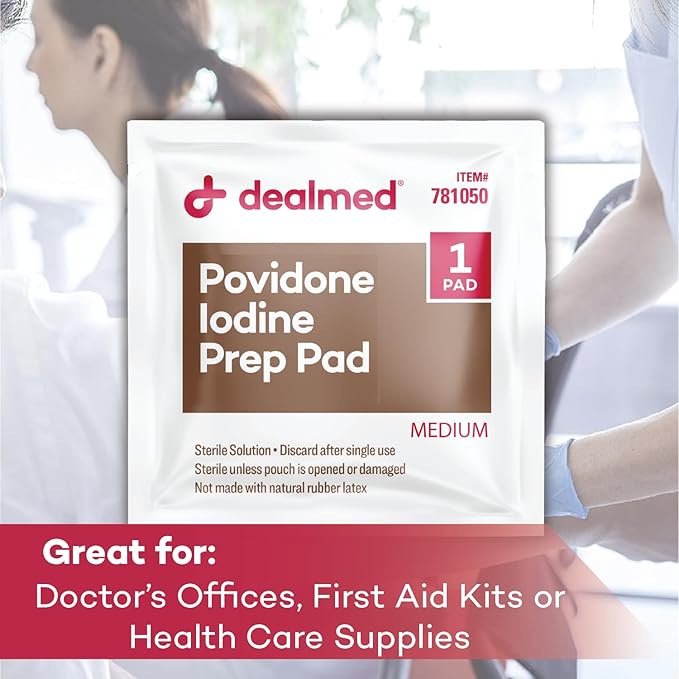 Dealmed Povidone Iodine Prep Pad 10% - Image 7