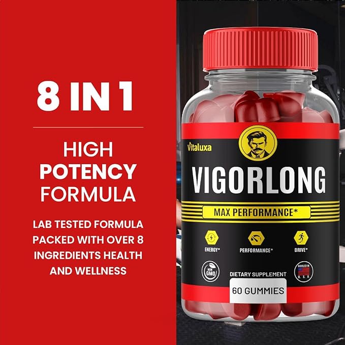Vigorlong Gummies Maximum Strength All Natural Advanced Formula Performance - Image 3