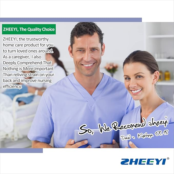 Positioning Bed Pad with Reinforced Handles 2 Pack 43" x 36" Patient Transfer - Image 5