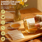 Satolchea Dandelion Leaf & Root Tea Bags | 100 Tea Bags | Natural Roasted Root - Image 3