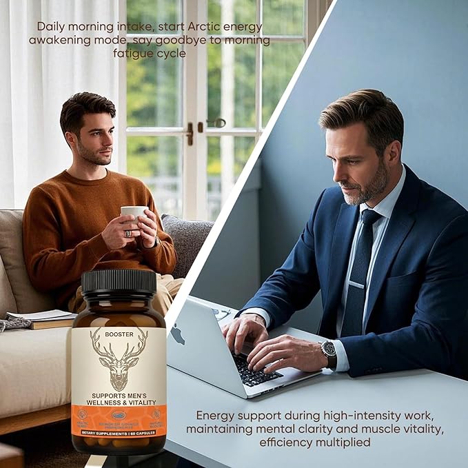 Men’s Vitality Supplement – Arctic Herbal & Reindeer Nutrient Blend – Daily - Image 7