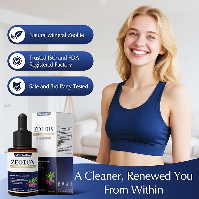 Zeolite Detox Drops for Adults & Kids, Zeolite Clinoptilolite Liquid - Image 3