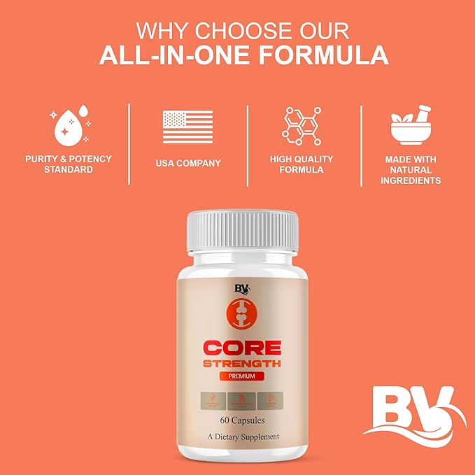 Core Strength Capsules, CoreStrength Advanced Maximum Strength Overall Health & - Image 4