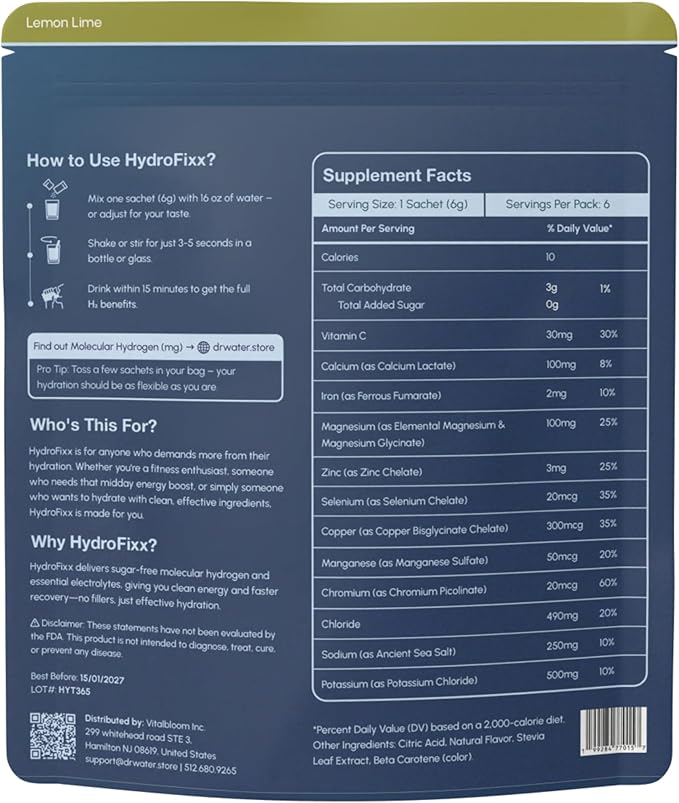 HydroFixx Hydrogen + Electrolytes Mix - Image 2