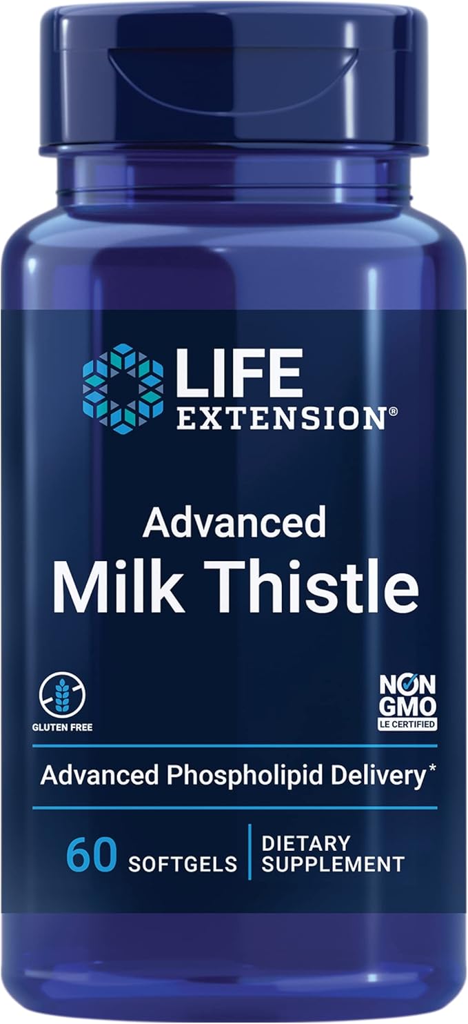 Life Extension Advanced Milk Thistle, phospholipids, Promotes Healthy Liver by LifeExtension