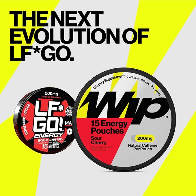 Wip Energy Pouches | 100mg Natural Caffeine | Vitamins and Minerals | Orange - Image 5