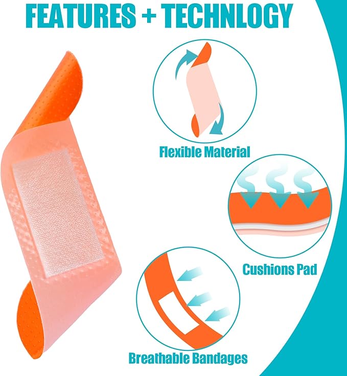 Lounsweer 720 Pcs Assorted Bandage Bulk Variety Pack Flexible Adhesive - Image 4