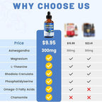 10 in 1 Cortisol Supplements for Women & Men, Cortisol Reducer - Image 4