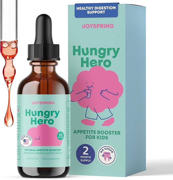 JoySpring Appetite Booster for Kids Ages 3+ | Natural Weight Gain by JoySpring