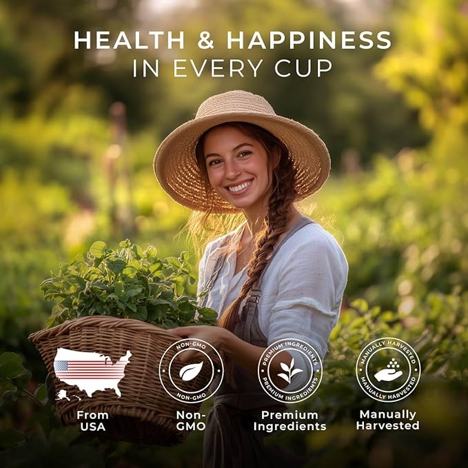 Gya Tea Co Lemon Balm Herbal Tea Pod- Decaf Wellness Tea - Image 5