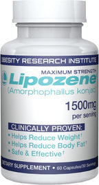 Lipozene Weight-Management Fiber Supplement, 60 Capsules | Non-Stimulant by Lipozene%C2%AE