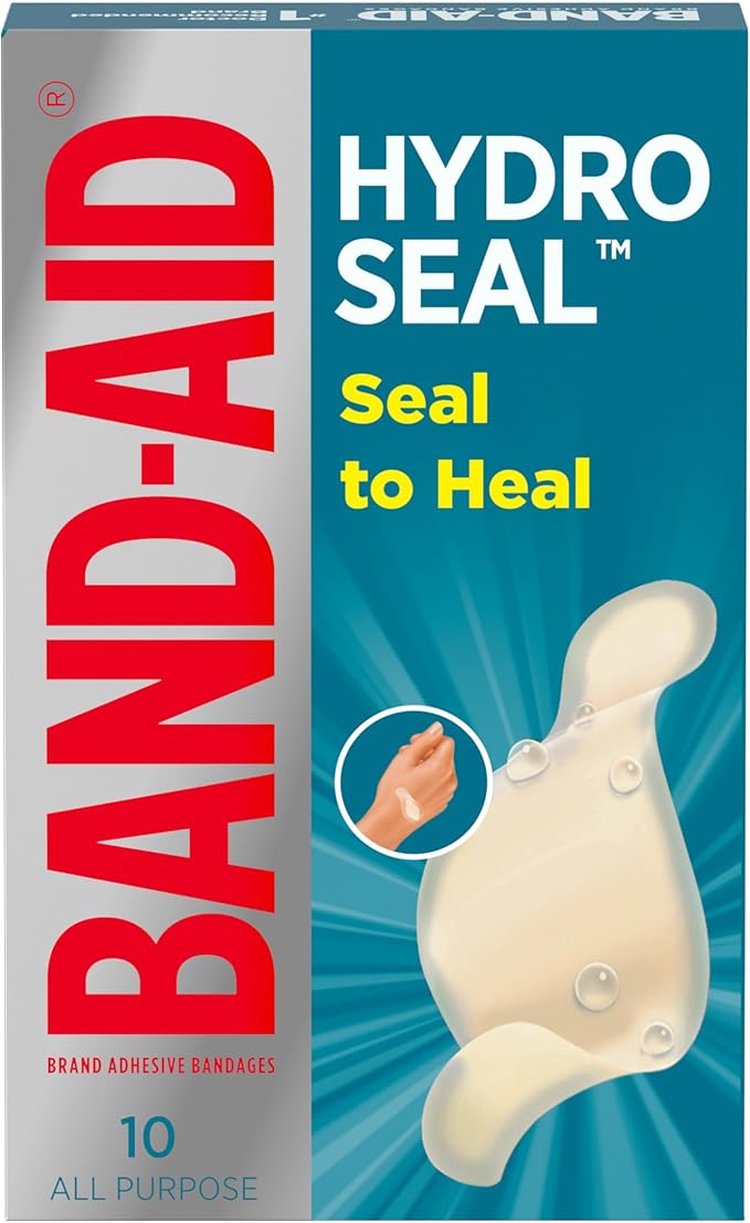 BAND-AID Brand Hydro Seal Adhesive Waterproof Bandages, Hydrocolloid Gel Patch by BAND-AID%C2%AEBrand