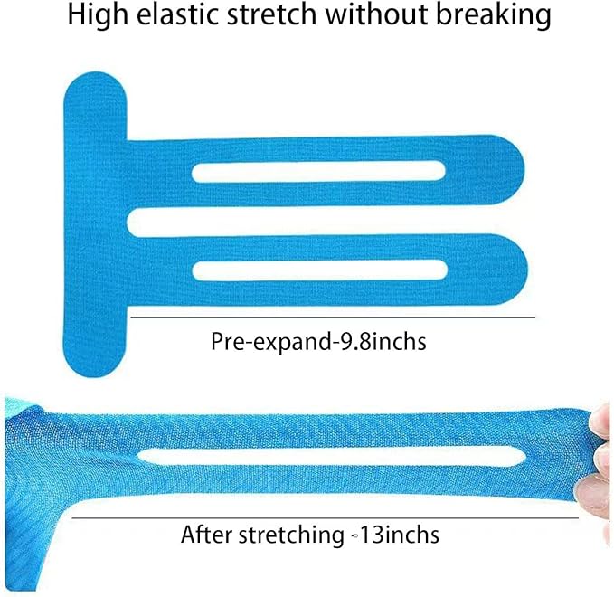 Precut Kinesiology Knee Tape Hypoallergenic Athletic - Image 2