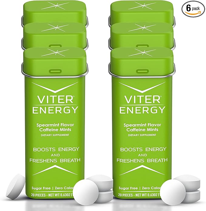 Viter Energy 40mg Caffeine Mints by ViterEnergy