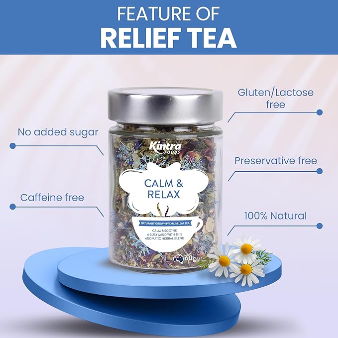 Kintra Foods Calm & Relax Loose Leaf | Herbal Blend - Image 2