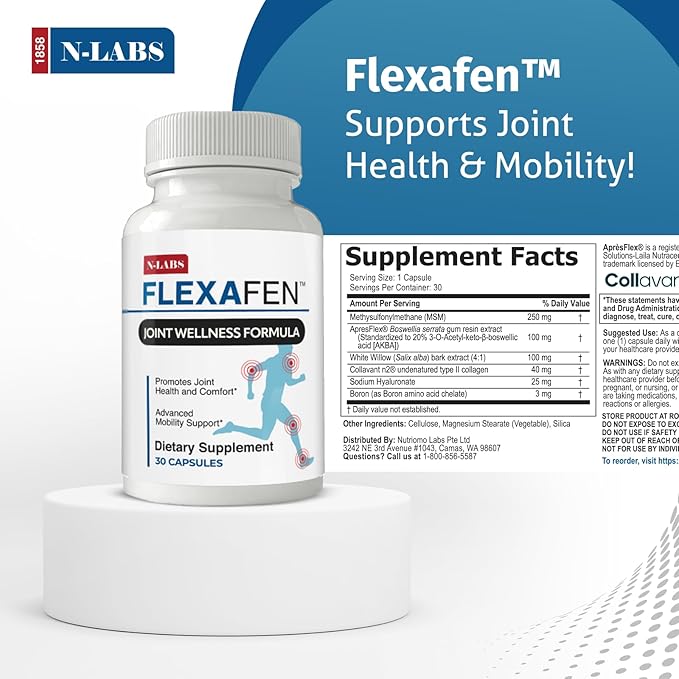 N-Labs Flexafen Joint Support Supplement – Joint Health Support - Image 2