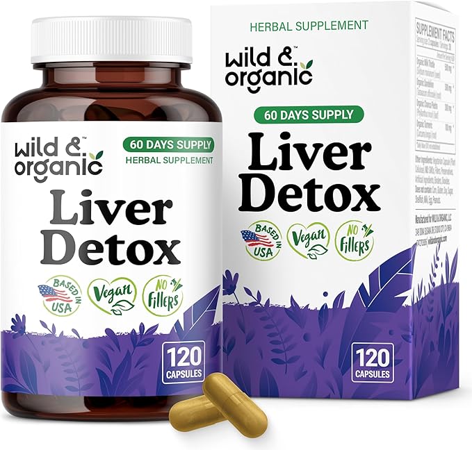 Wild & Organic Liver Detox Capsules by WildOrganic