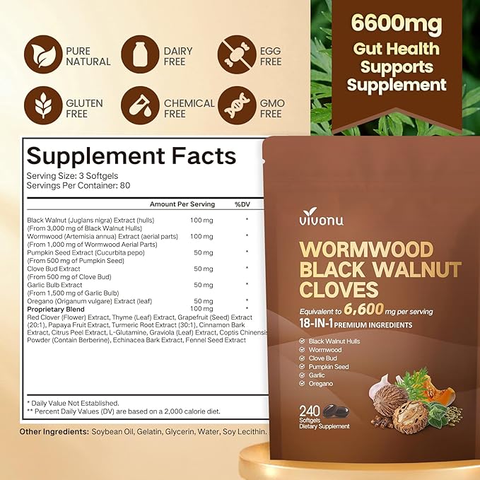 18-in-1 Black Walnut Wormwood Cleanse - Image 9