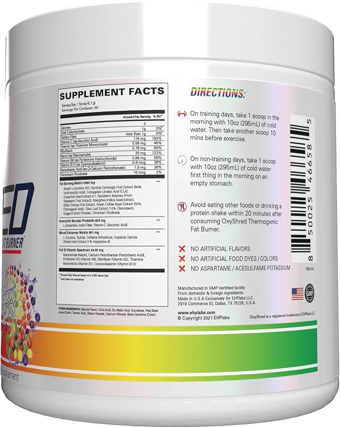 EHP Labs OxyShred Pre Workout Powder - Image 9