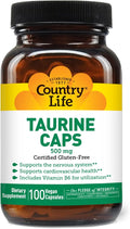 Country Life Taurine Supplement 500mg by CountryLife