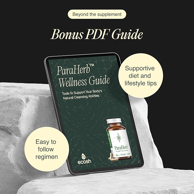 Ecosh ParaHerb™ Wormwood, Clove & Chanterelle Extract Intestinal Cleanse – - Image 5