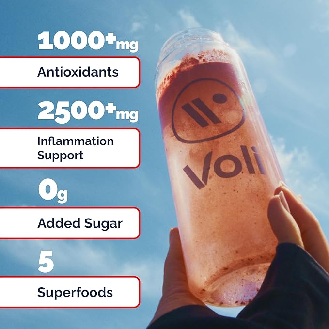Voli Recovery - Post Workout Superfood Powder | Plant-Based Drink Mix Packets - Image 5