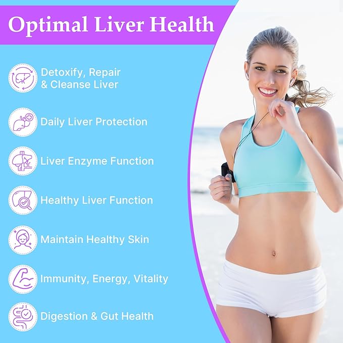 3000mg Liver Detox Repair & Cleanse Gummies | Milk Thistle 2000mg - Image 3