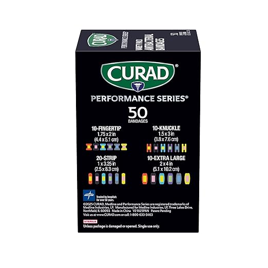 CURAD Performance Series Antibacterial Bandages, Extreme Hold Adhesive - Image 3