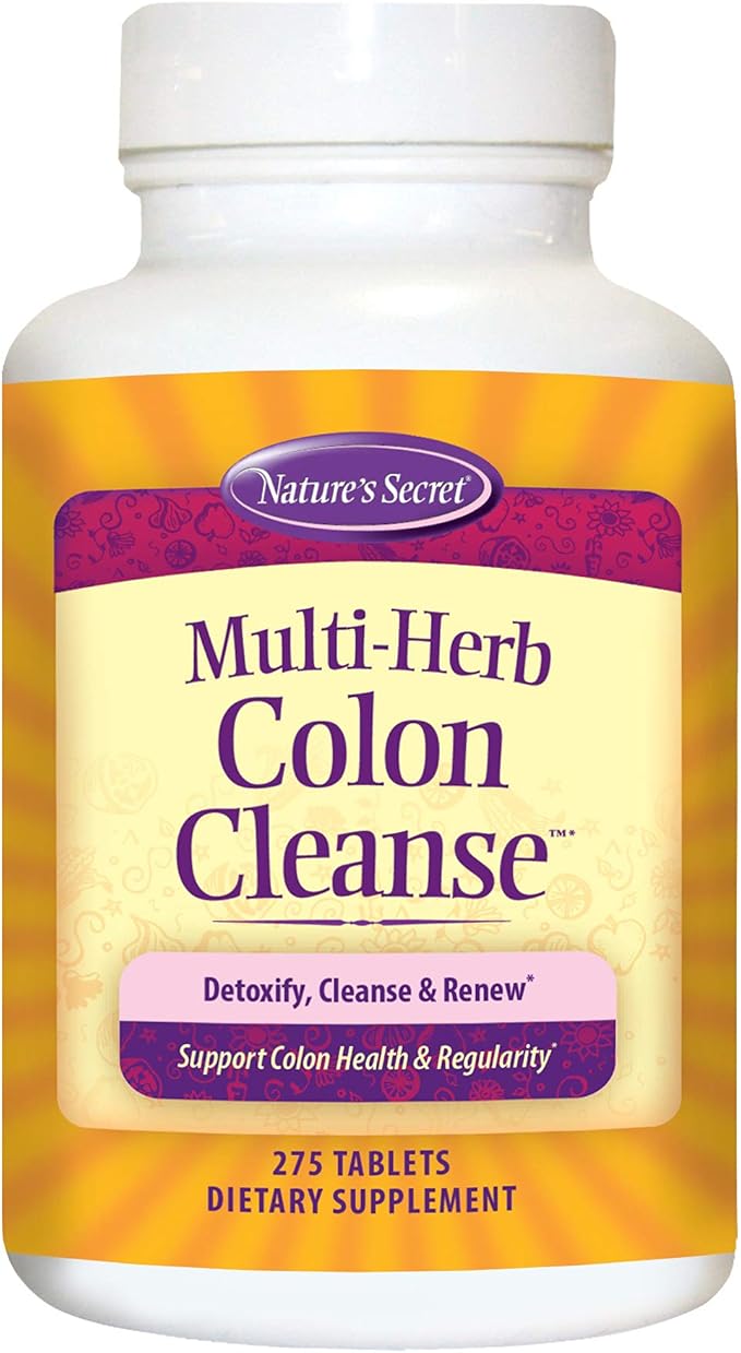 Nature's Secret Multi-Herb Colon Cleanse, 275 Tablets by NaturesSecret