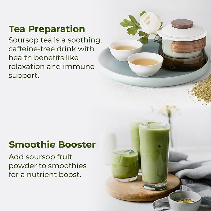 FreshDrinkUS, Premium 1oz Soursop Fruit Powder, 100% Natural and Pure from - Image 5