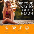 Olena Turmeric Tea, Herbal Green Tea Blend, All-Natural and Antioxidant-Rich - Image 3