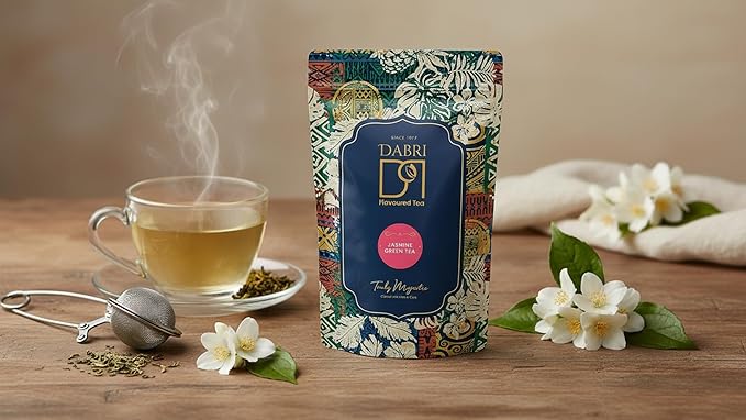 Dabri jasmine Green Tea Loose Leaf | 100g Pouch - Image 6