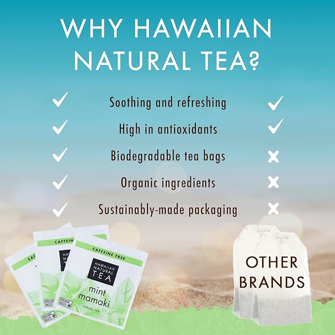 Hawaiian Natural Tea Organic Mamaki Mint Tea Blend - Image 5