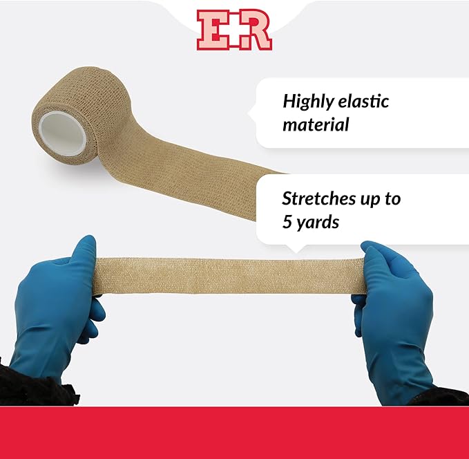 Ever Ready First Aid Self Adherent Cohesive Wrap Bandages, 2” x 5 Yards - Image 5