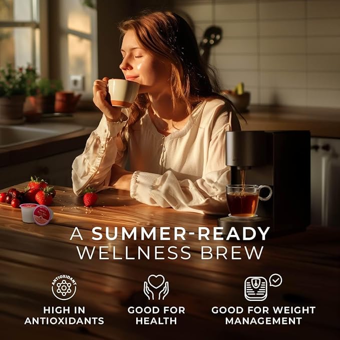 Gya Tea Co Berry Bliss Herbal Tea Pod- Decaf Wellness Tea - Image 3