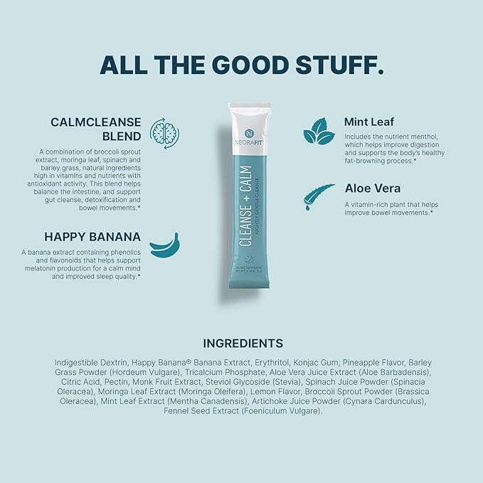 NeoraFit - Cleanse + Calm Nightly Gentle Cleanse Powder - Supports Regularity - Image 2