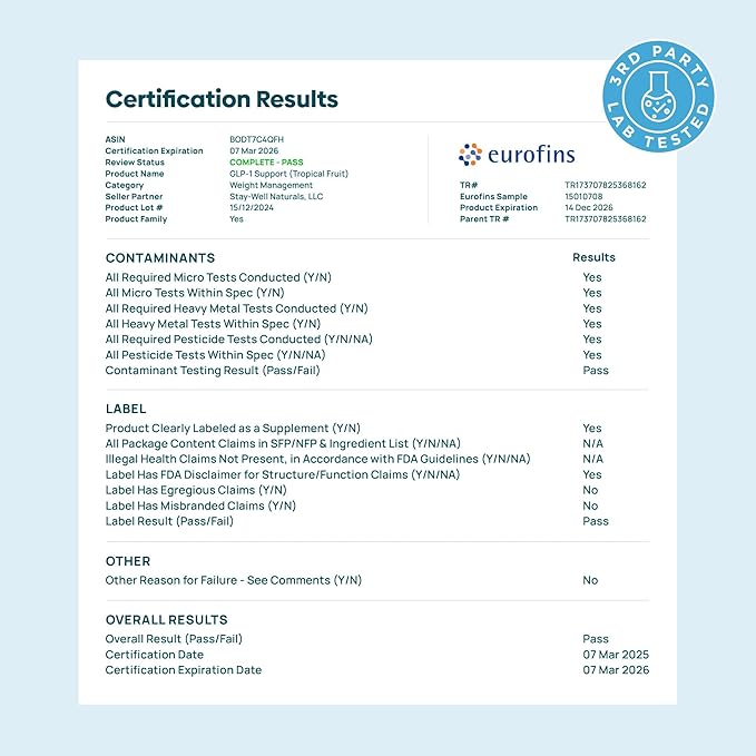 GLP-1 Supplement | Natural GLP-1 Production | GLP 1 Booster Drink Mix to - Image 9