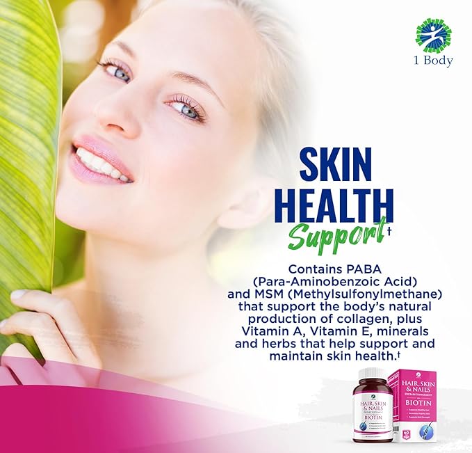 1 Body Hair Skin Nails Growth Vitamin - Image 7