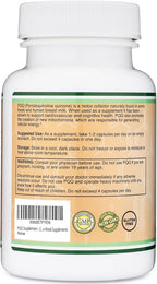 PQQ Supplement - 20mg, 60 Capsules Promotes Mitochondria ATP Coenzyme Levels - Image 4