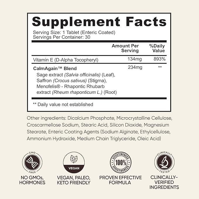 BB Company CalmAgain for Menopause Anxiousness, Mood Balance for Women | Stay - Image 5