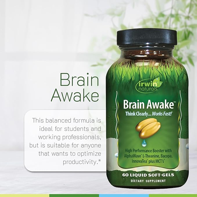 Irwin Naturals Brain Awake – Enhanced Mental Performance, Clarity & - Image 5