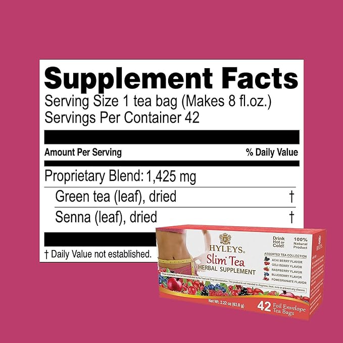 Hyleys Slim Tea 42 Ct Assorted - Image 5