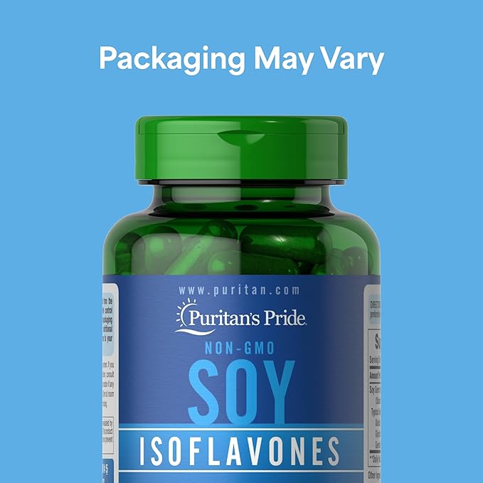 Puritan's Pride Non-GMO Soy Isoflavones 750mg, Dietary Supplement - Image 2