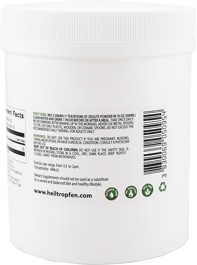 Heiltropfen Zeolite Powder | Dietary Supplement 1 Pound - 454 g | Detox | - Image 8