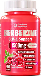 Berberine 1500mg GLP-1 Weight Loss Supplement Pills by Unknown
