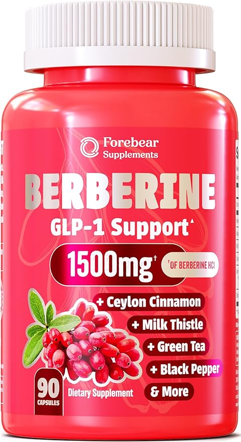 Berberine 1500mg GLP-1 Weight Loss Supplement Pills by Unknown