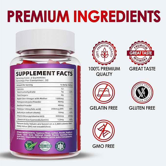 Keto ACV Gummies1500MG Keto Gummies Apple Cider Vinegar Formulated - Image 3